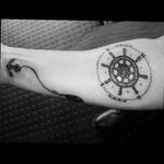 Ship wheel: This symbolizes the guidance needed on the path of your life that has been chosen for you. Compass: This symbolizes direction, to remember where you are heading and to remember where you come from - latitude and longitude. Anchor: This symbolizes myself, a Capricorn. I am focused, grounded and a true workaholic and consistent in what I do. Balloon: This symbolizes a woman very close to my heart, one I would never forget should the day come that she is no more, she is vibrant, free, loving and she has a taste for adventure like none, she is a strong woman with a very soft heart. She is a Worrier, who have fought battles unknown to you and I. She has taught me the importance of life and love, how to enjoy life and how to live in the moment. She have taught me how to life a balanced life! But most important, she has shown me one can enjoy all the light in this life no matter how much darkness you carry within, as light overshadows darkness!