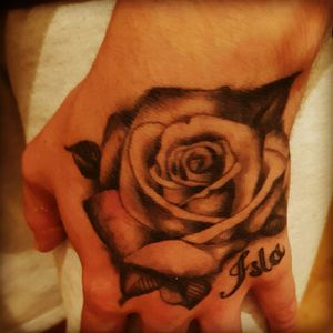 Rose on my hand! #ink #InkGang #InkForGood #f4f