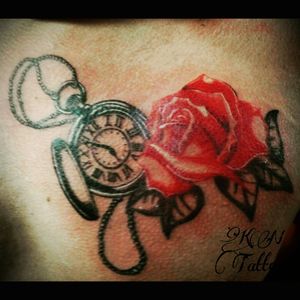 #rose #time Tattoo para un brother !