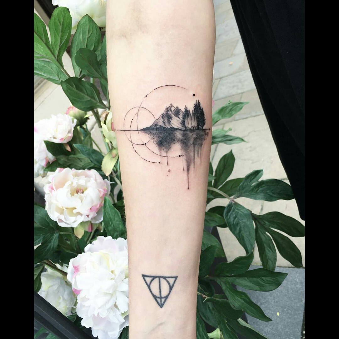 mountain tattoo ideas - Google Search | Mountain tattoo, Outdoor landscape  design, Tattoos