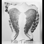 Alas de Ángel terminadas en dos sesiones diseñadas para la cliente .. Ala izquierda completamente curada .. Left healed  #tattoo #tatuaje #kitotattoo #argentinatattoo  #argentina #wings #wingstattoo #alas #backtattoo