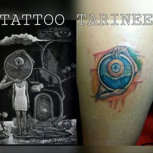 My painting & my tattooBy.Me for me