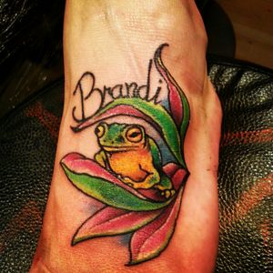 For my best friend of 20 years, who loved frogs,  and passed away suddenly in March 2014. RIP Brandi❤