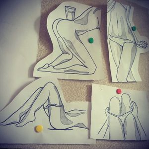 #drawings #sketchtattoo #nude