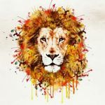 Would love a crazy watercolor lion tattoo by #megandreamtattoo