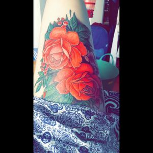#redroses#tattoo#flowers