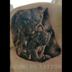 #tattoo #blackandgrey #blackandgreytattoo #animal #lion #lionhead #besttattoos #Lightsout #animaltattoos #photorealism