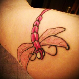 #libellula #dragonfly #red #magenta #tattoo #lasttattoo #tattooart