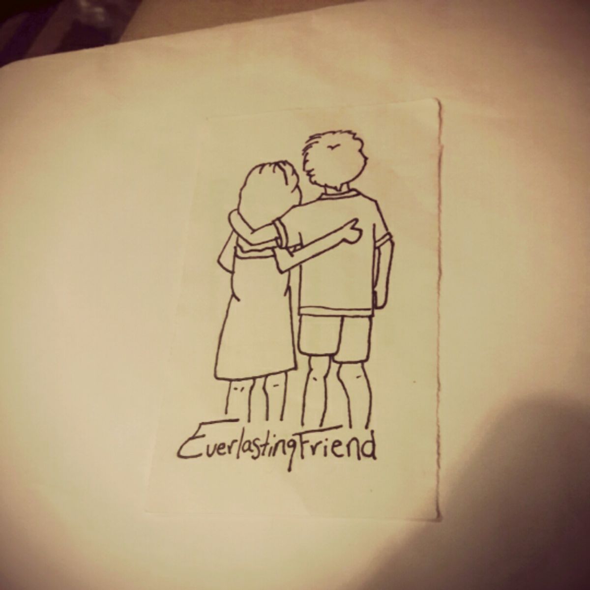 Tattoo uploaded by Emily • Blue October everlasting friend • Tattoodo