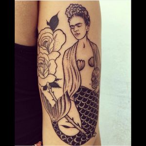 I would love to mix my mermaid love with the power of Frida #megandreamtattoo