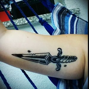 #new #daggertattoo #dagger #tattoo
