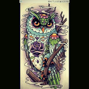 Going on my forearm with my other owl.  Can't decide on top or inside