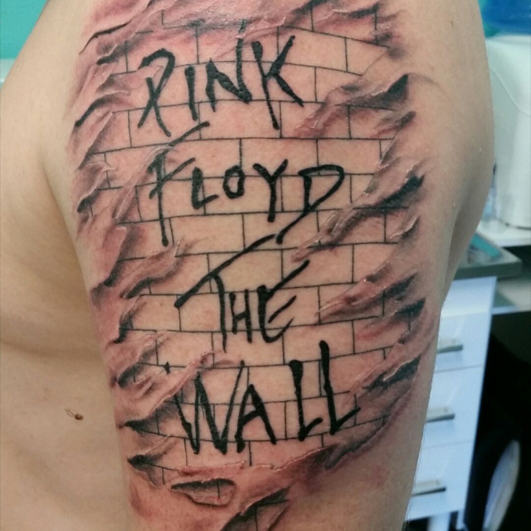 My work in progress The Wall tattoo  rpinkfloyd