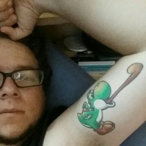 This is my tattoo but my dream  is to have a #megandreamtattoo #yoshi #geek
