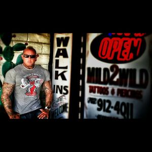 Mild2wildtattoo & body piercing this is the shop I work at in las vegas Nevada!