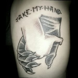 #tattooart #puntillismo #takemyhand #devilshand #handpoketattoo #nationaltripleblackink #nedzrotary