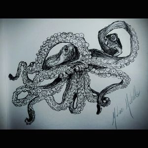 #octopus #drawing #Darkness This is mine.