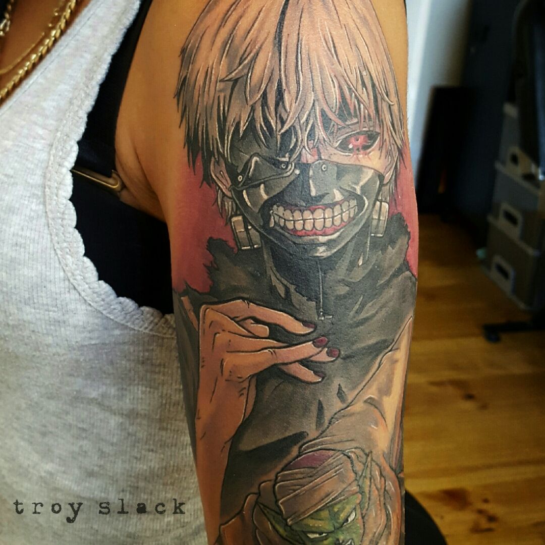 Tattoo Ness on Twitter Ken Kaneki from Tokyo Ghoul Design was been made  special for Dude thx you for your trust    kaneki kenkaneki  tokyoghoul httpstcoC0S5HcjEMb  Twitter