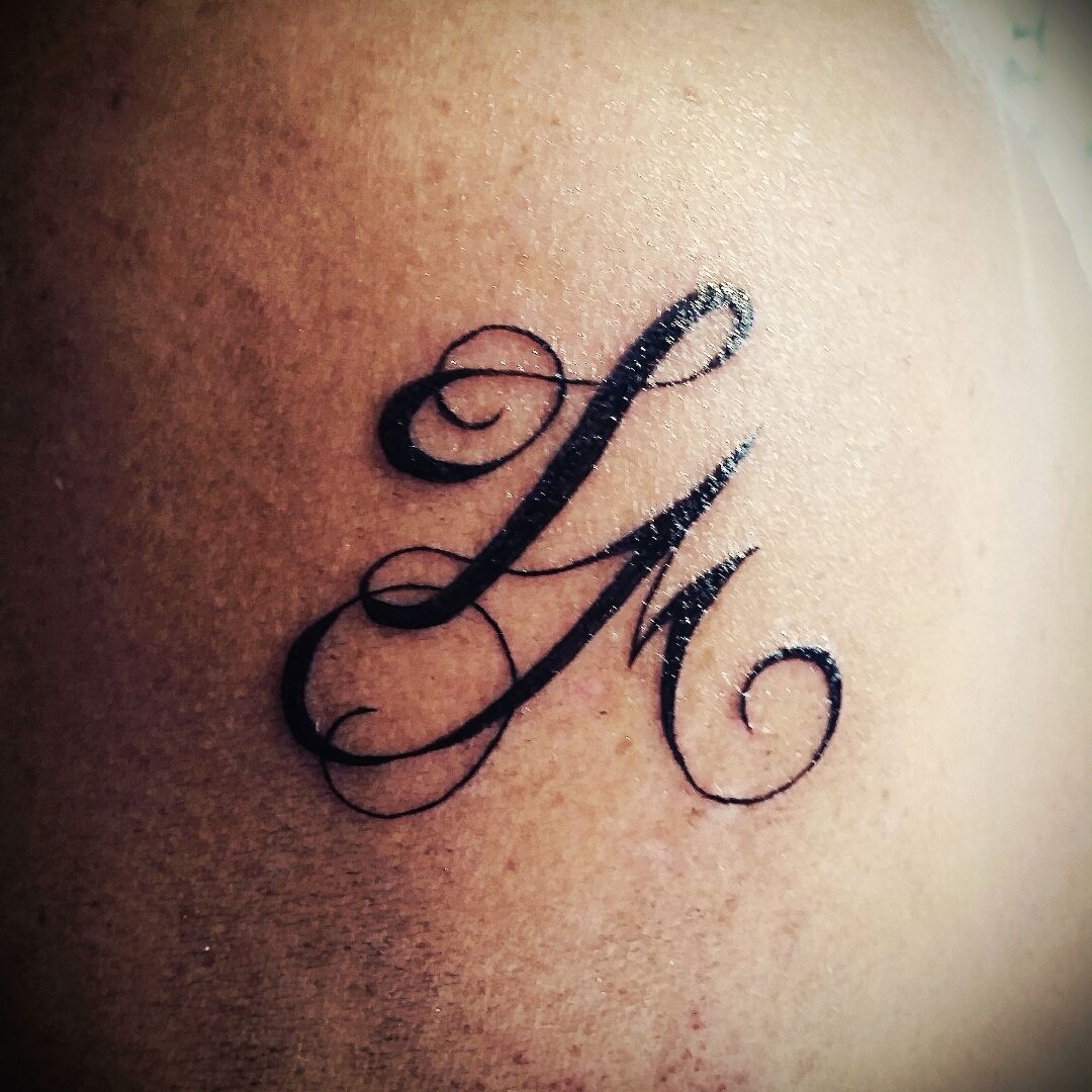 Combining Initials M and S with a Heart Tattoo Design  YouTube