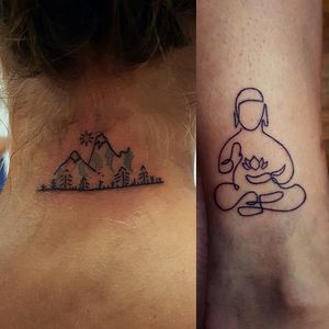 #minimal #buddha #freelance #TattooGirl  #religioustattoo  #tattoo