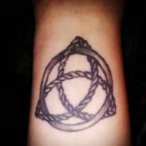 My Celtic Trinity knot from Trish at #ValorTattoo