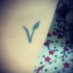 Vegan #3rd #tattoo #vegan #leaf #crueltyfree #madeinLondon #CamdenTown