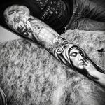 Sant By Alexandre Dallier #dallier #alexandredallier #tattooist #tattooartist