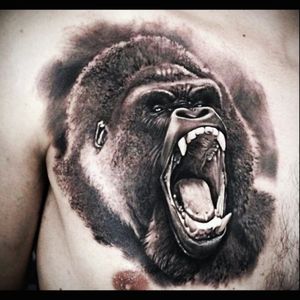 #gorilla #monkey #bigtattoo