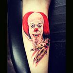 Pennywise by indiana tattooist Bret Bloom. 22 years old, only been tattooing for a year
