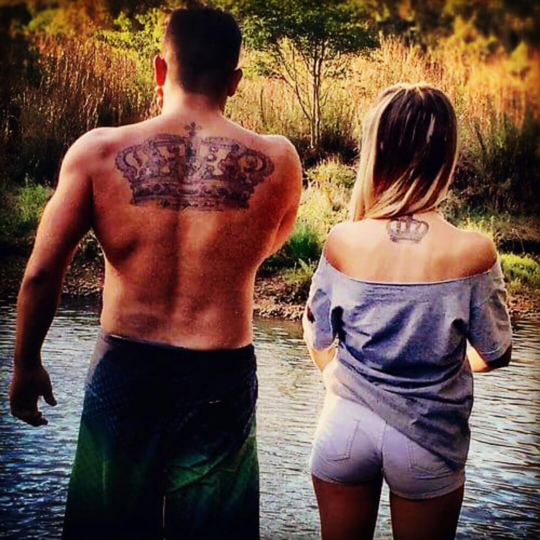 King and Queen Tattoos  Matching couple tattoos, Couple tattoos