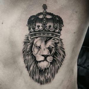 #lion #blackandgrey #tattooartist #tattoo #tattoos #crown #king #art