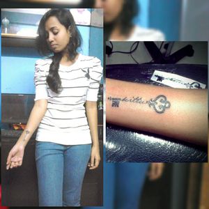 My first tattoo dedicated to my sister.#myfirsttattoo #mysisters #dedicatedtomysister #ritesofpassagekolkata