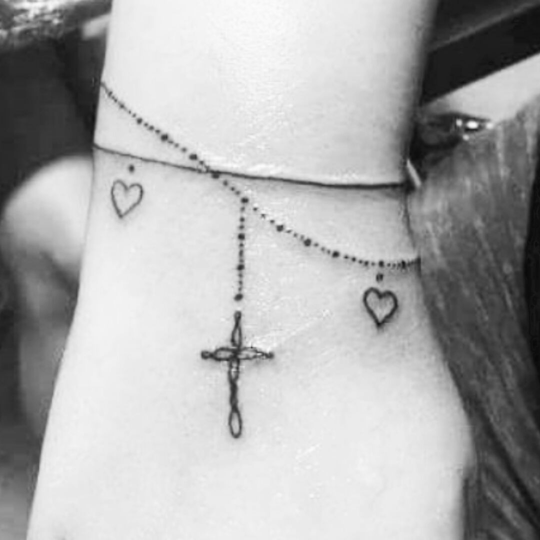 Pin by Meli Sousa on Tattoos  Wrist bracelet tattoo Wrist band tattoo Wrist  tattoos for women