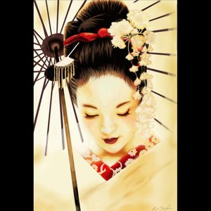 #megandreamtattoo I always wanted a Geisha tattoo! If i get one, this would be the one, made by Megan