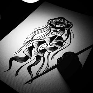 #jellyfish #blakcwork