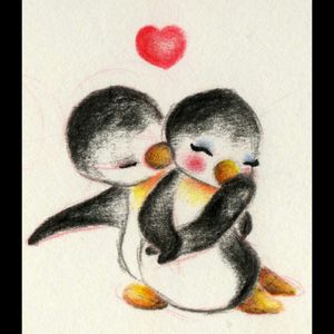 My husband and love penguins . Would be a great anniversary tattoo. #megandreamtattoo