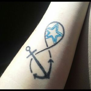 My first, and a half tattoo #anchor #infinity #firsttattoo #star