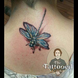 Dragon fly tattoo. Thetattooedladym.com