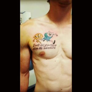 #adventuretime #chest #noregretselectrictattooing