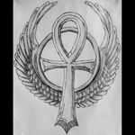 This is a design I drew a couple years ago. I tried to capture my love of ancient Egypt and also the god Ra. The tattoo to me represents life, afterlife (sun disk and Ra's wings; as he was the first ruler of Egypt and carried the dead to the underworld), and eternal life (the Ankh).#megandreamtattoo