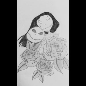 My draw.#mrjack #flowers #roses #disney