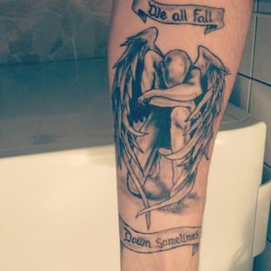 #forearm #tattoo #angel #fallenangel #bvb
