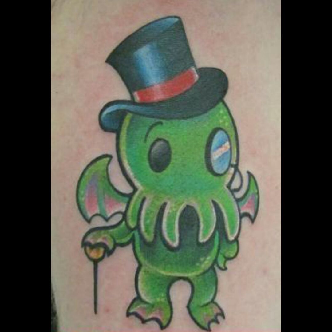 The Call of Cthulhu Tattoo Art Nyarlathotep, call now, leaf, cartoon png |  PNGEgg