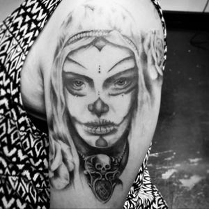 Day of the Dead portrait I got to start.