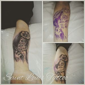 #saintlouistattoo #catrina #lacatrina #ink #Tattoo #electricink #tanapele #tattoolife #tattooed