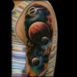 #watercolor #colorful #tattoo #dreamtattoo #ink #InkGang #planetattoo #planets #3dtattoo #universe #universum #halfsleeve #colour