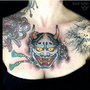 Hannya chestpiece by Henning Jørgensen on the lovely Sam 😀For info or bookings pls contact us at art@royaltattoo.com or call us at + 45 49202770#royal #royaltattoo #royaltattoodk #royalink #royaltattoodenmark #helsingørtattoo #ElsinoreInk #tatoveringidanmark #tatoveringihelsingør #toptattoo #toptattooartist #japanesetattoo #japanese #hanya #hannya #hannyachest