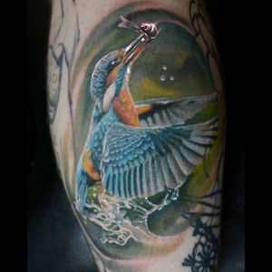 #kingfisher #realistic #bird #fishing #nature #besttattoos