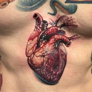 I have a heart and lung disorder and my heart is really jacked up I've wanted this tattoo since I was about 13 so I can say I have atleast 1 normal heart #megandreamtattoo
