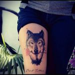#wolf #wolftattoo #watercolortattoo #watercolor